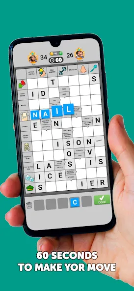 Взлом Wordgrams — Crossword & Puzzle (Вордграмс)  [МОД Unlimited Money] — стабильная версия apk на Андроид screen 5