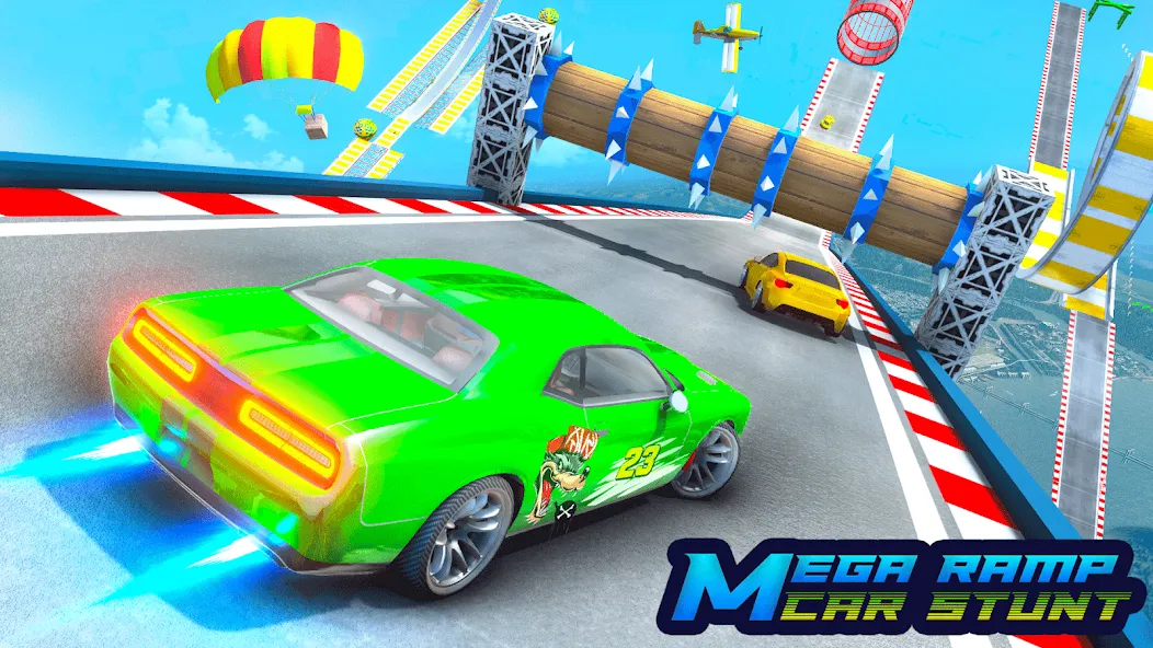 Скачать взлом Ramp Car Games: GT Car Stunts (Рамп Кар Игры)  [МОД Меню] — полная версия apk на Андроид screen 2