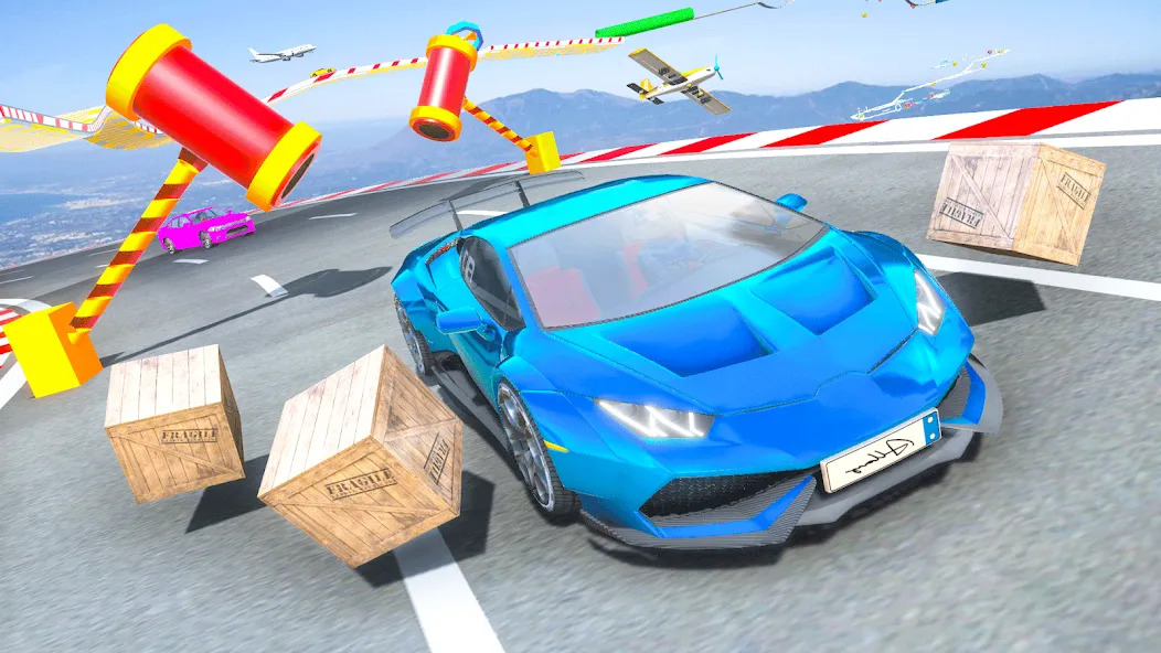 Скачать взлом Ramp Car Games: GT Car Stunts (Рамп Кар Игры)  [МОД Меню] — полная версия apk на Андроид screen 4