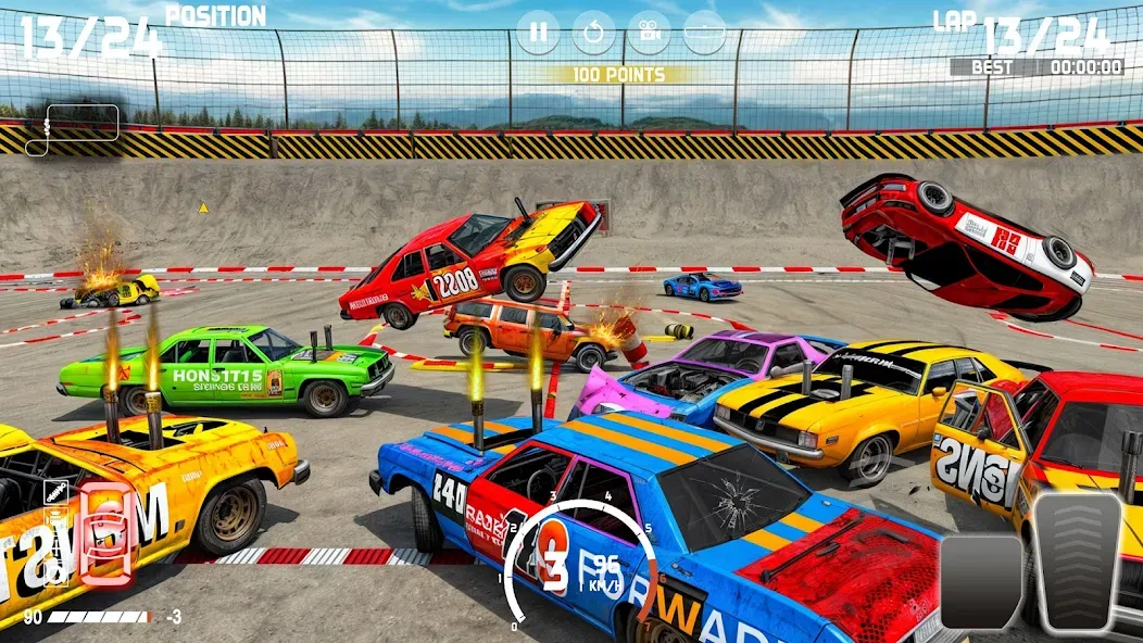 Взлом Demolition Derby: Car Games  [МОД Много денег] — полная версия apk на Андроид screen 2