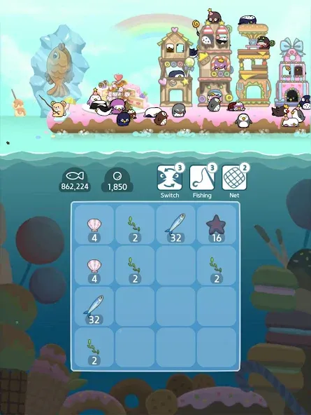 Взлом 2048 Penguin Island  [МОД Бесконечные монеты] — стабильная версия apk на Андроид screen 4