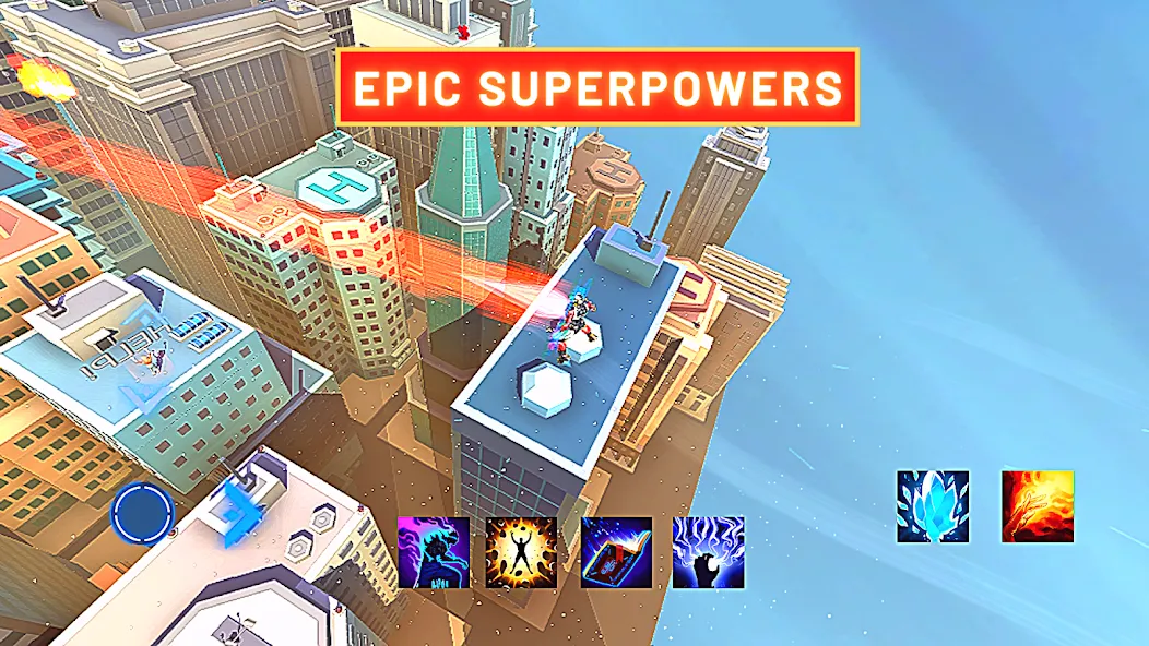 Взломанная Super hero Flying iron jet man  [МОД Все открыто] — стабильная версия apk на Андроид screen 3