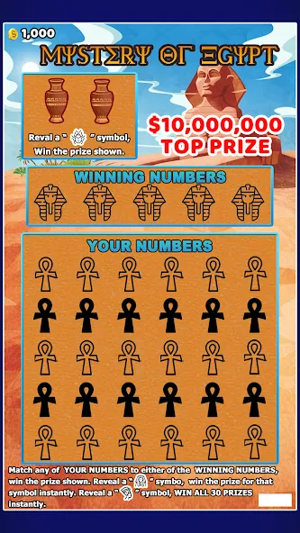 Скачать взлом Lottery Scratchers Ticket Off (Лотерейный билет на ободрителейскретчи)  [МОД Unlocked] — последняя версия apk на Андроид screen 5