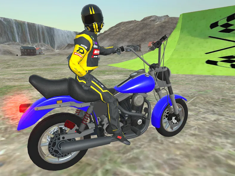 Взломанная Moto bike Driving: Mega Ramp  [МОД Menu] — последняя версия apk на Андроид screen 1