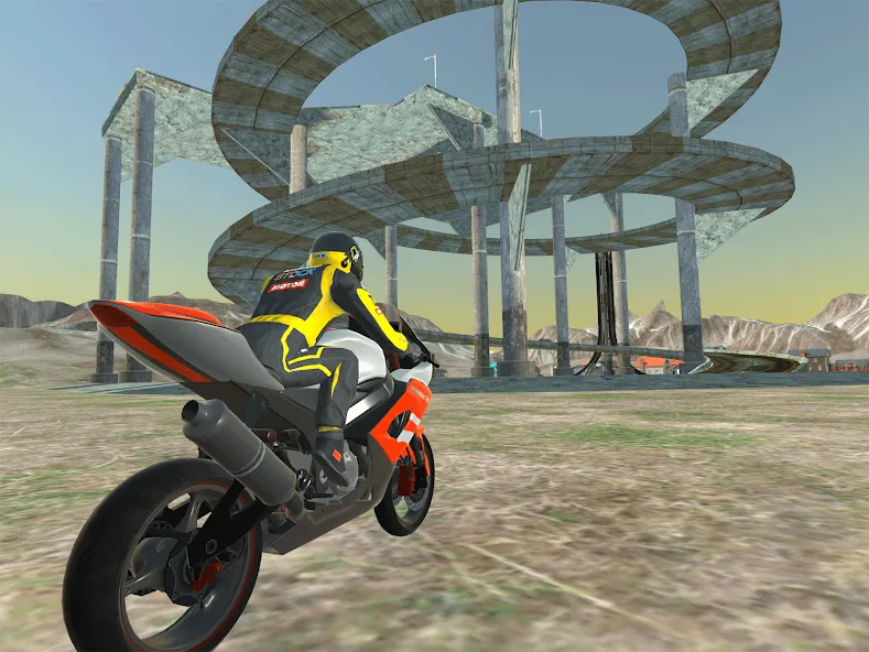 Взломанная Moto bike Driving: Mega Ramp  [МОД Menu] — последняя версия apk на Андроид screen 3