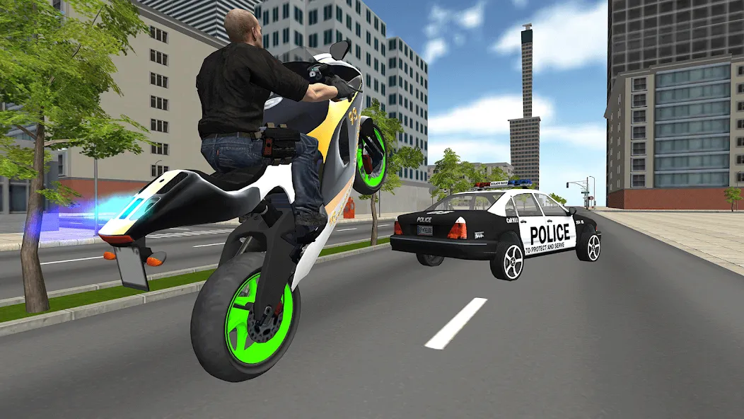 Взлом Bike Driving: Police Chase  [МОД Бесконечные деньги] — полная версия apk на Андроид screen 2