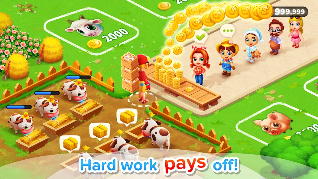 Взлом Family Farm Seaside  [МОД Unlimited Money] — стабильная версия apk на Андроид screen 3