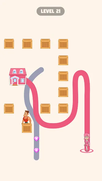 Взлом Draw To Home (Дроу Ту Хоум)  [МОД Бесконечные монеты] — стабильная версия apk на Андроид screen 5