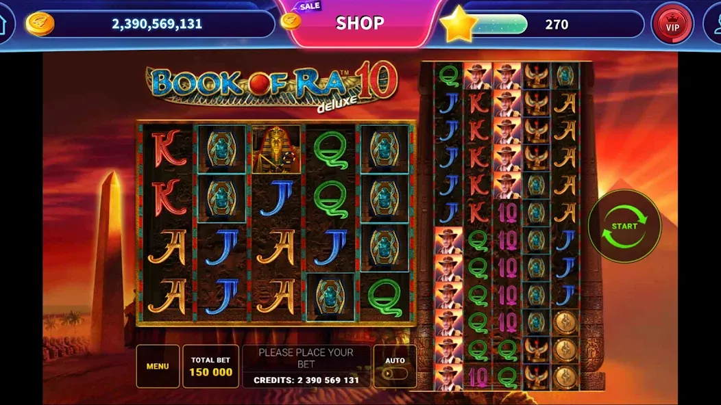 Взлом Book of Ra™ Deluxe Slot (Бук оф Ра Делюкс Слот)  [МОД Menu] — полная версия apk на Андроид screen 4