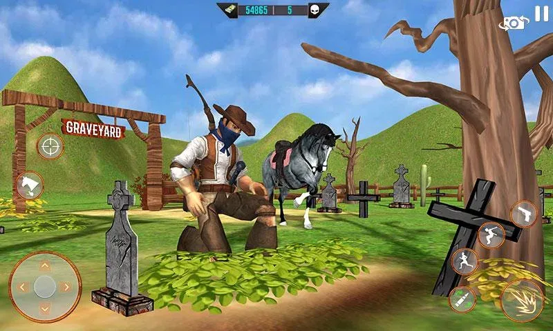 Взлом West Cowboy Shooting Games 3D  [МОД Все открыто] — стабильная версия apk на Андроид screen 4