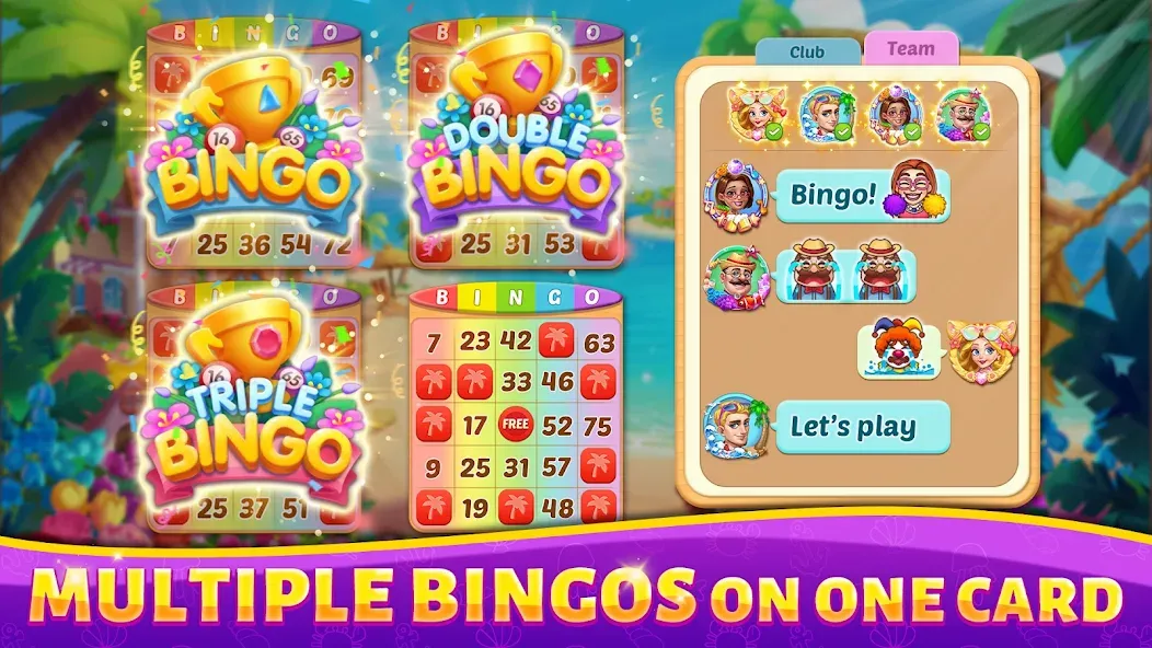 Скачать взломанную Bingo Rush — Club Bingo Games (Бинго Раш)  [МОД Меню] — полная версия apk на Андроид screen 5