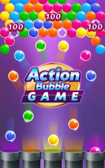 Взлом Action Bubble Game (Экшн Бабл Игра)  [МОД Много монет] — стабильная версия apk на Андроид screen 5