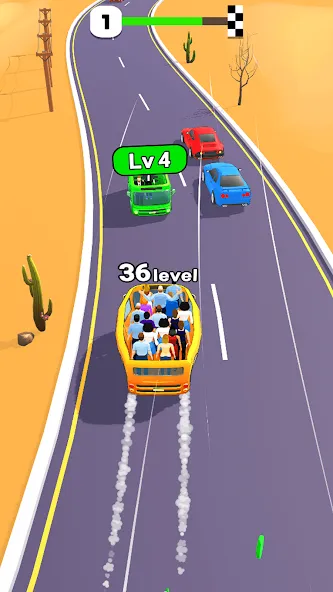 Взломанная Level Up Bus (Левел Ап Бас)  [МОД Unlimited Money] — полная версия apk на Андроид screen 3