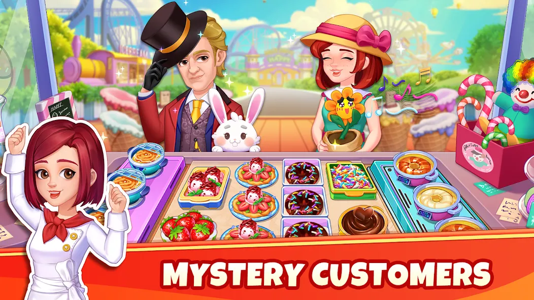 Скачать взлом Cooking Wonder-Restaurant Game (Кукинг Вондер)  [МОД Много денег] — стабильная версия apk на Андроид screen 4