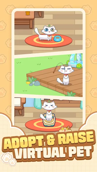 Скачать взлом Cat Time — Cat Game, Match 3 (Кэт Тайм)  [МОД Все открыто] — полная версия apk на Андроид screen 1