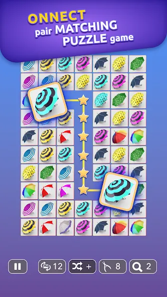 Взлом Onnect — Pair Matching Puzzle (Оннект)  [МОД Бесконечные монеты] — полная версия apk на Андроид screen 3