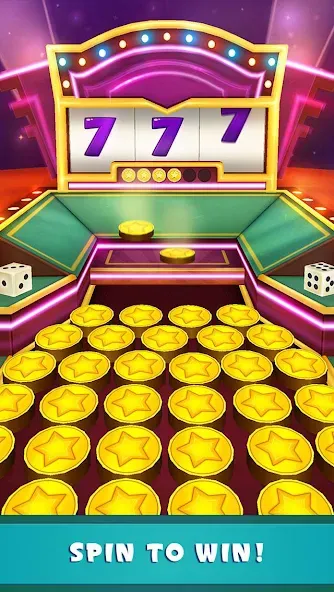 Скачать взломанную Coin Dozer: Casino (Коин Дозер)  [МОД Много монет] — стабильная версия apk на Андроид screen 3