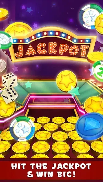 Скачать взломанную Coin Dozer: Casino (Коин Дозер)  [МОД Много монет] — стабильная версия apk на Андроид screen 4