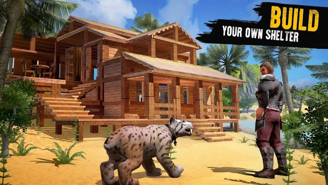 Взломанная Jurassic Survival Island (Джурастик Сурвайвал Айленд)  [МОД Unlocked] — последняя версия apk на Андроид screen 3