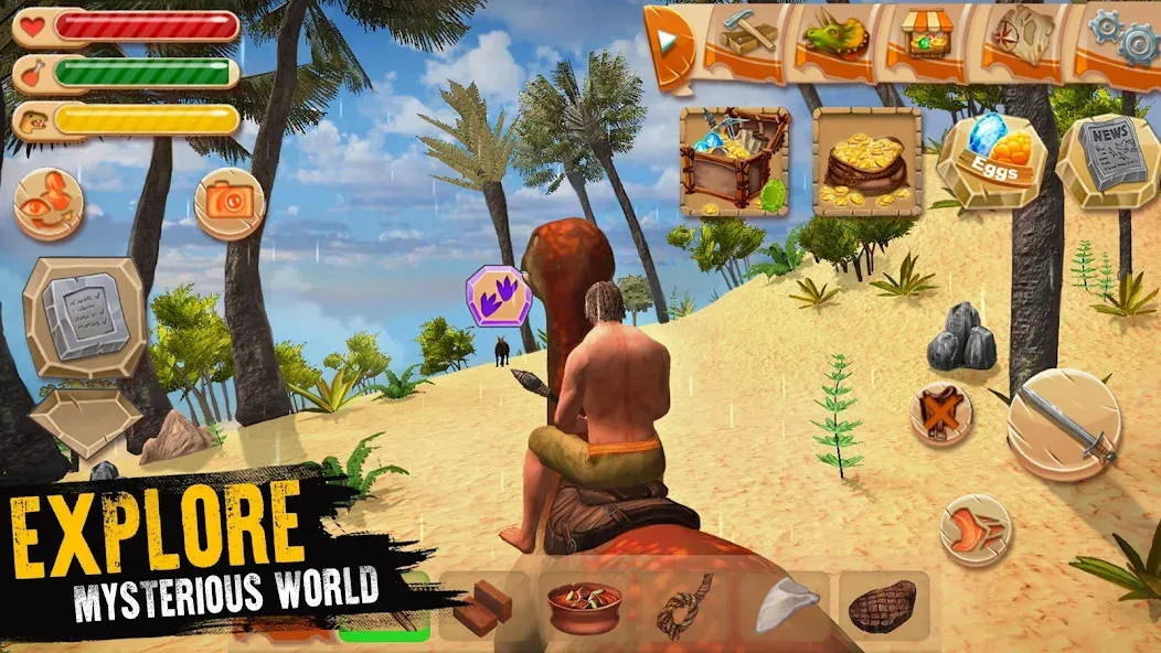 Взломанная Jurassic Survival Island (Джурастик Сурвайвал Айленд)  [МОД Unlocked] — последняя версия apk на Андроид screen 5