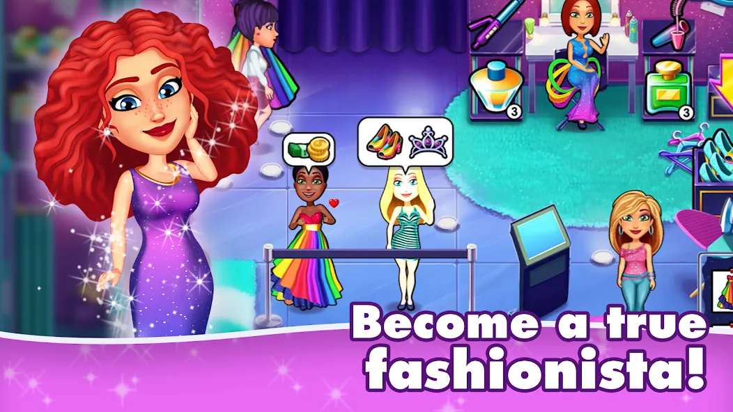 Скачать взлом Fabulous 5: Fashion & Dress-up (Фэбюлс)  [МОД Unlimited Money] — последняя версия apk на Андроид screen 3