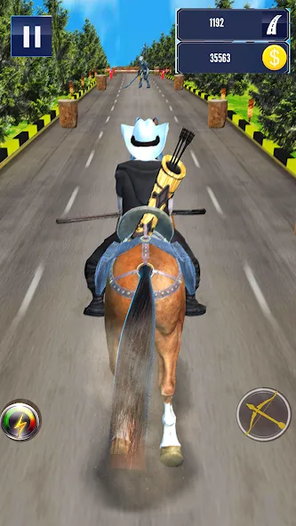 Скачать взлом Cowboy Horse Run  [МОД Много монет] — последняя версия apk на Андроид screen 2