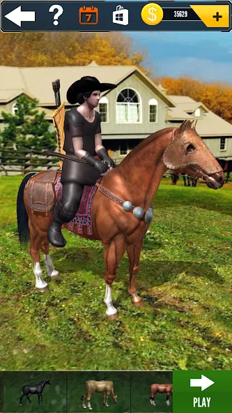 Скачать взлом Cowboy Horse Run  [МОД Много монет] — последняя версия apk на Андроид screen 3