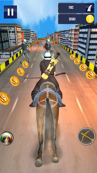 Скачать взлом Cowboy Horse Run  [МОД Много монет] — последняя версия apk на Андроид screen 5