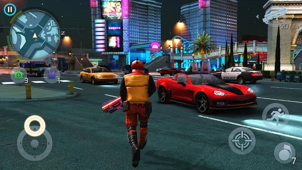 Скачать взломанную Gangstar Vegas: World of Crime (Гангстар Вегас)  [МОД Много денег] — стабильная версия apk на Андроид screen 5