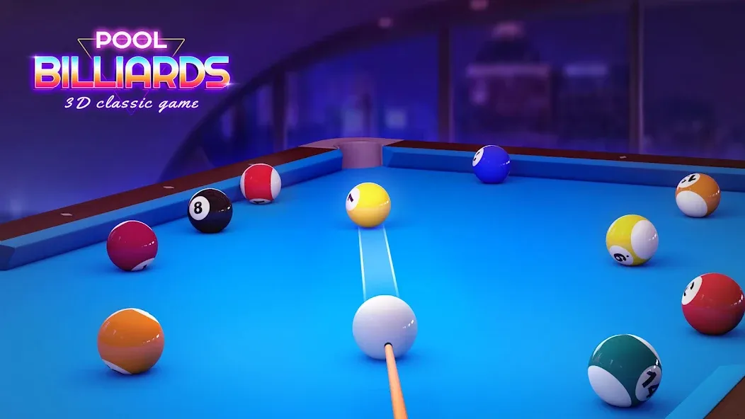 Взломанная Pool Billiards 3D:Bida بیلیارد (Пул бильярд 3D)  [МОД Бесконечные деньги] — полная версия apk на Андроид screen 1