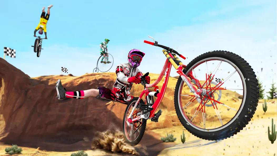 Взлом BMX Rider: Cycle Race Game  [МОД Все открыто] — последняя версия apk на Андроид screen 2