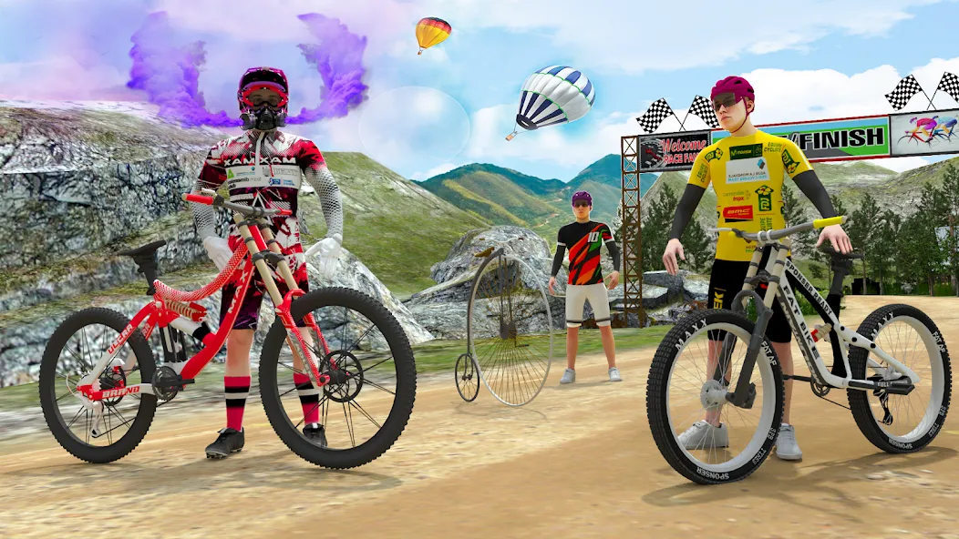 Взлом BMX Rider: Cycle Race Game  [МОД Все открыто] — последняя версия apk на Андроид screen 4