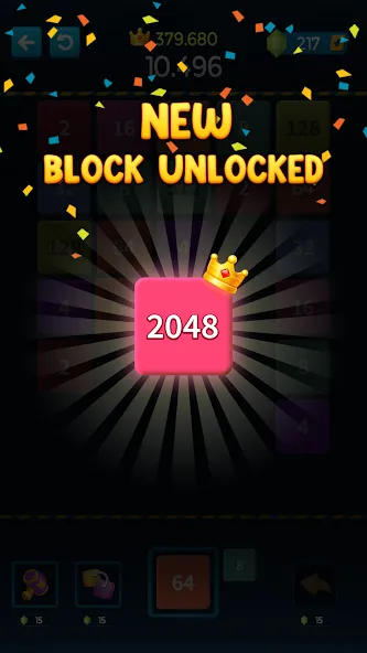 Взломанная 1M — Merge Number Block Puzzle  [МОД Меню] — последняя версия apk на Андроид screen 5