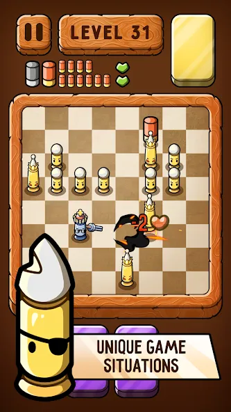 Взлом Bullet Chess: Board Shootout (Бюллет чесс)  [МОД Menu] — последняя версия apk на Андроид screen 4