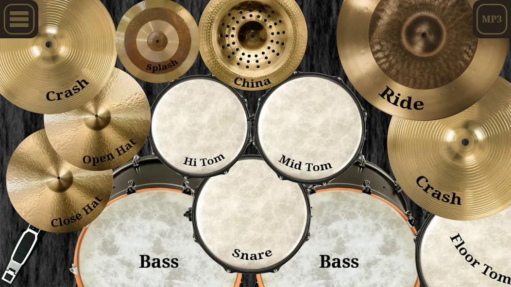 Взлом Drum kit (Drums) free  [МОД Меню] — последняя версия apk на Андроид screen 1