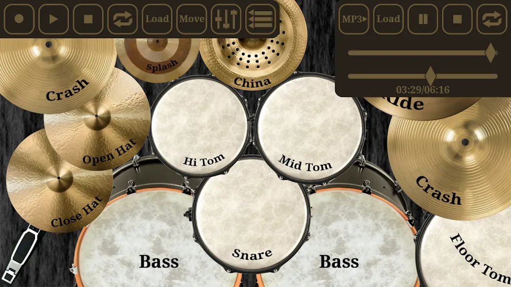 Взлом Drum kit (Drums) free  [МОД Меню] — последняя версия apk на Андроид screen 3