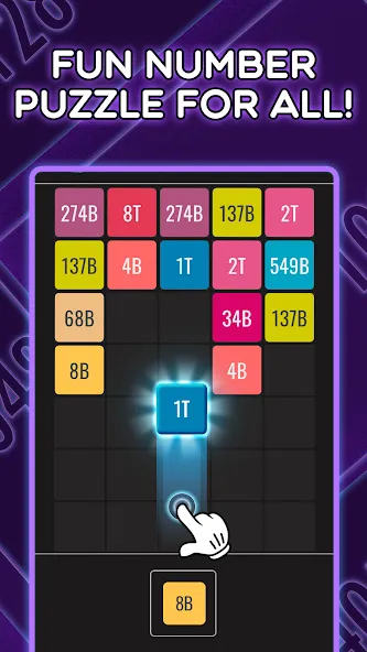 Скачать взломанную Join Blocks 2048 Number Puzzle (Джоин Блокс)  [МОД Unlimited Money] — полная версия apk на Андроид screen 1