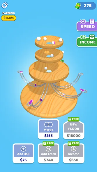 Скачать взлом Spinning Balls (Спиннинг Болз)  [МОД Unlocked] — полная версия apk на Андроид screen 5