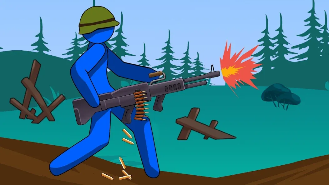 Скачать взлом Stickman History Battle (Стикмен История Битва)  [МОД Все открыто] — полная версия apk на Андроид screen 2