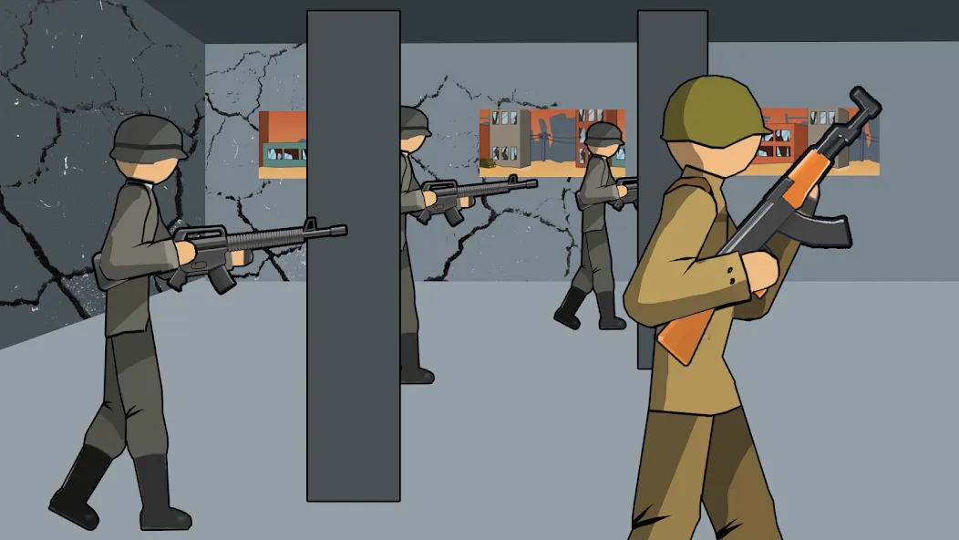 Взлом Stickman WW2 (Стикмэн Вторая Мировая война)  [МОД Unlocked] — полная версия apk на Андроид screen 4