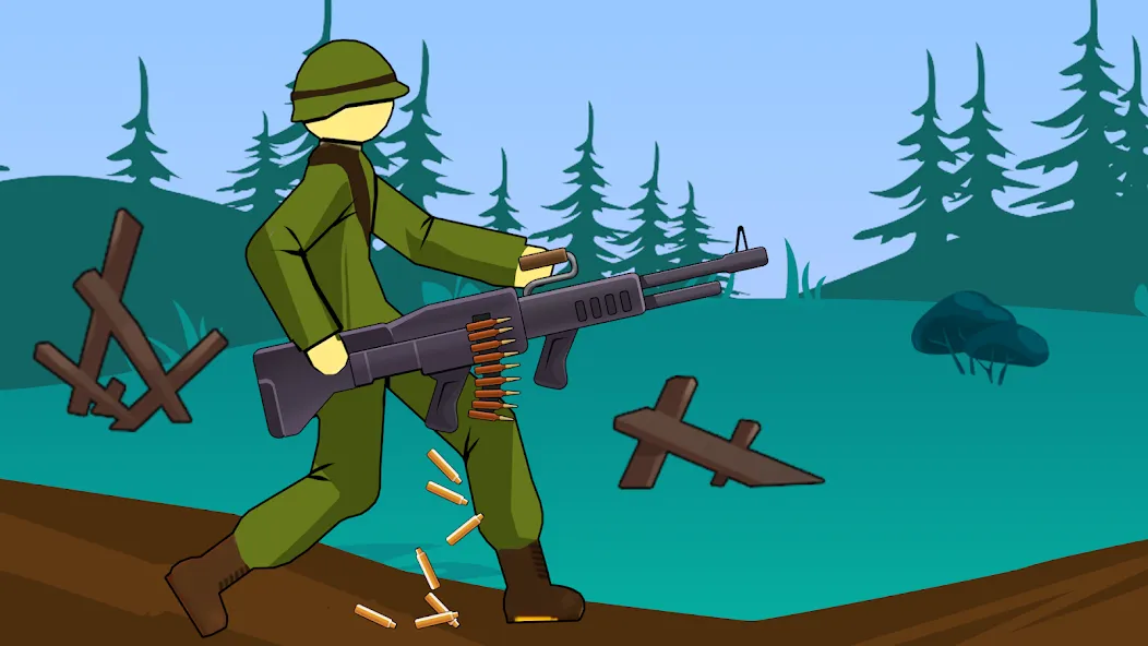 Взлом Stickman WW2 (Стикмэн Вторая Мировая война)  [МОД Unlocked] — полная версия apk на Андроид screen 5