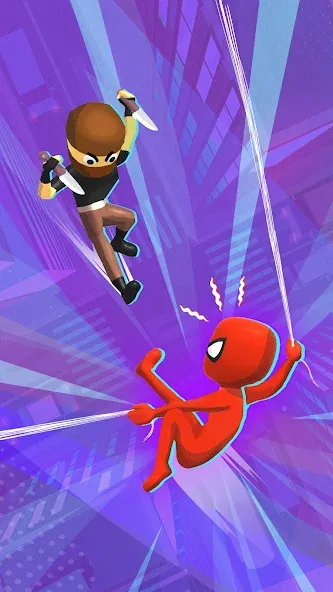 Взлом Web Master: Stickman Superhero (Вебмастер)  [МОД Много денег] — полная версия apk на Андроид screen 1