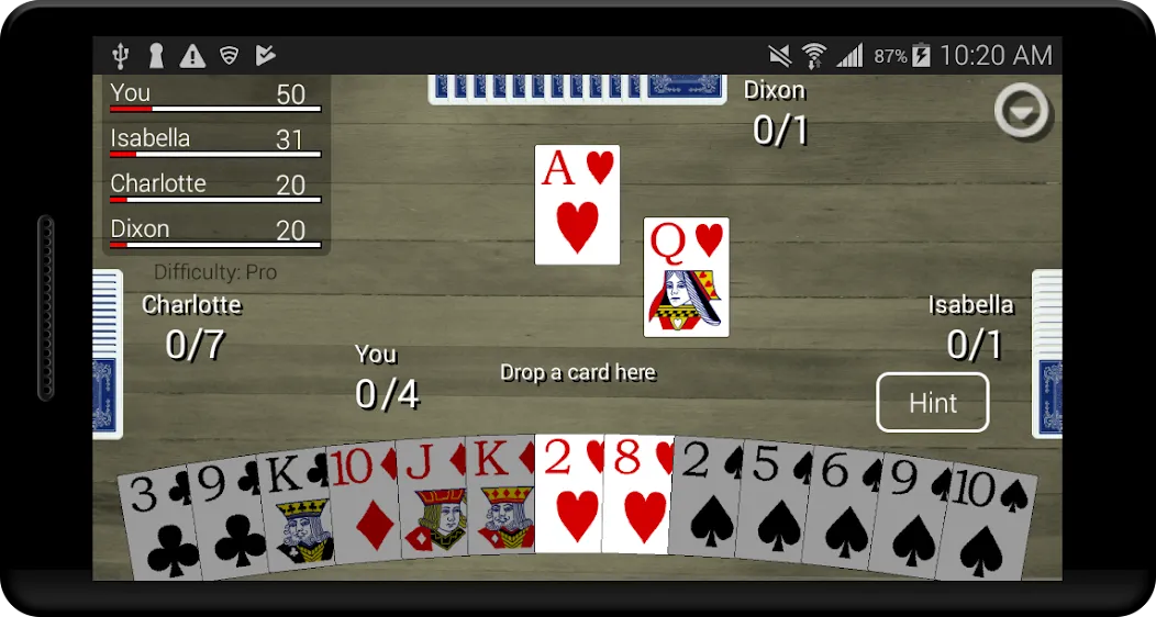 Скачать взлом Spades Card Classic (Спейдс Кард Классик)  [МОД Все открыто] — стабильная версия apk на Андроид screen 4