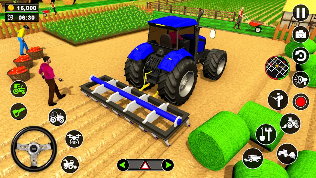 Скачать взлом Real Tractor Driving Simulator (Реальный симулятор вождения трактора)  [МОД Бесконечные деньги] — последняя версия apk на Андроид screen 2