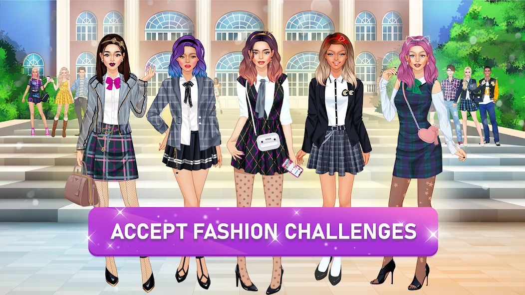 Взломанная College Girls Team Makeover  [МОД Unlocked] — полная версия apk на Андроид screen 1