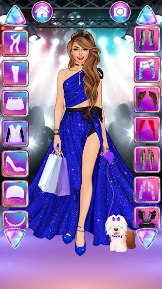 Взломанная Superstar Career: Dress Up  [МОД Все открыто] — полная версия apk на Андроид screen 2