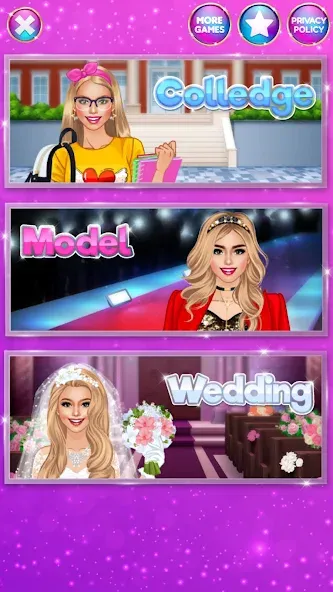 Взломанная Superstar Career: Dress Up  [МОД Все открыто] — полная версия apk на Андроид screen 4