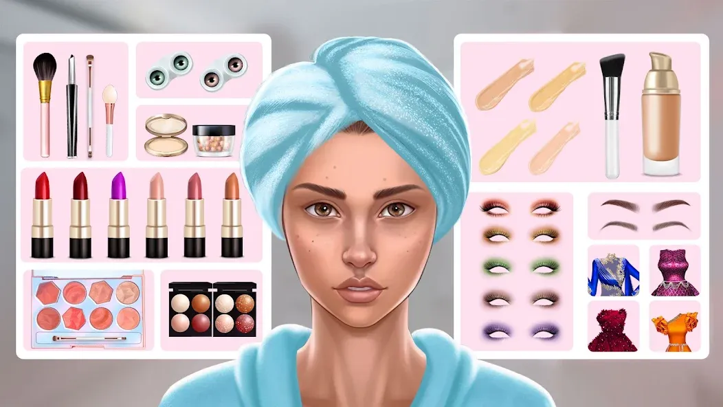 Скачать взлом DIY Makeup: Beauty Makeup Game  [МОД Mega Pack] — стабильная версия apk на Андроид screen 4