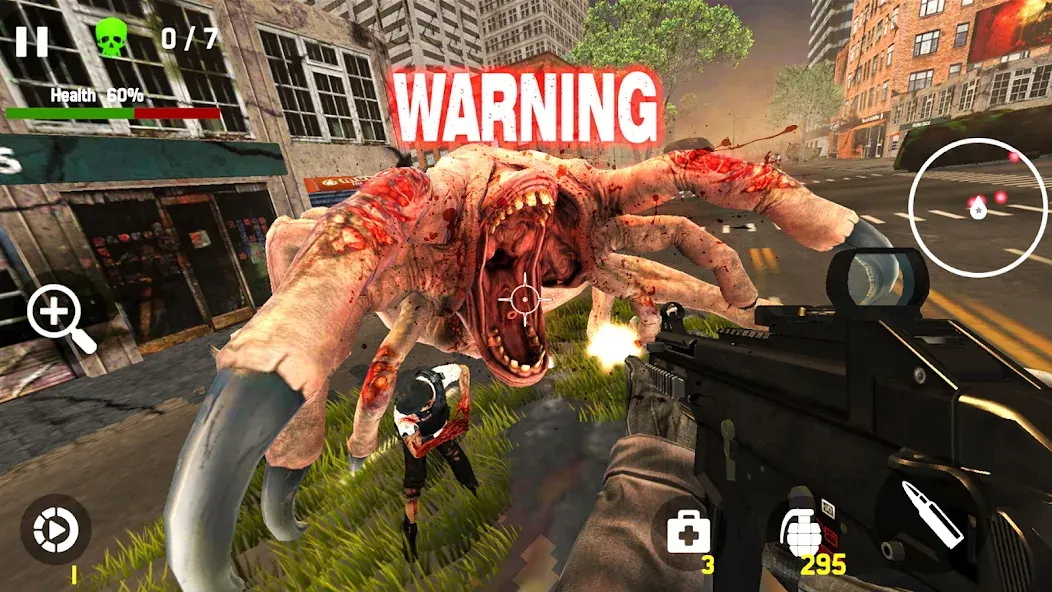 Скачать взломанную Zombie Hunter — Shooting Game (Зомби Хантер)  [МОД Unlimited Money] — стабильная версия apk на Андроид screen 4