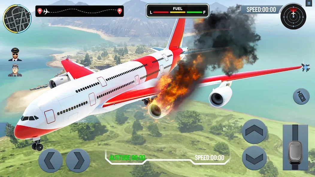 Скачать взлом Airplane Simulator Plane Games  [МОД Mega Pack] — последняя версия apk на Андроид screen 4